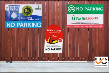 No Parking Board