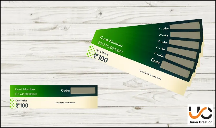 Scratch Cards Printing in Bangalore