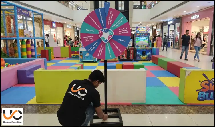 Spinning Game Wheel For Play Area In Mumbai