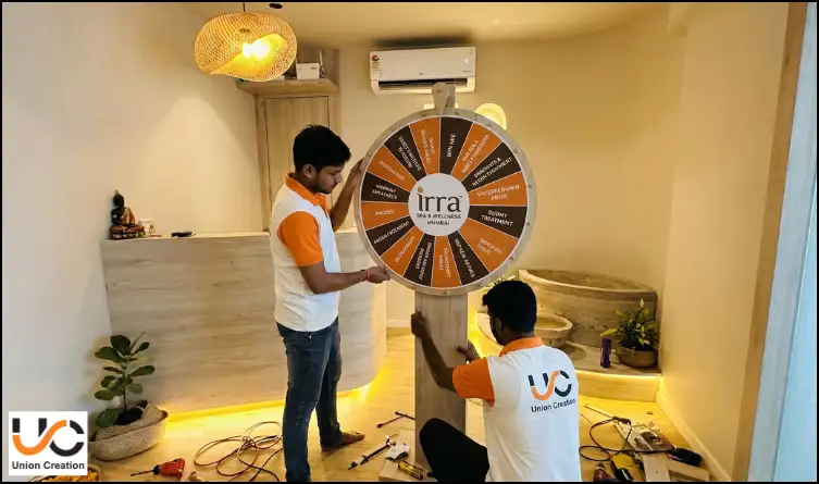 Spinning Game Wheel For Saloon
